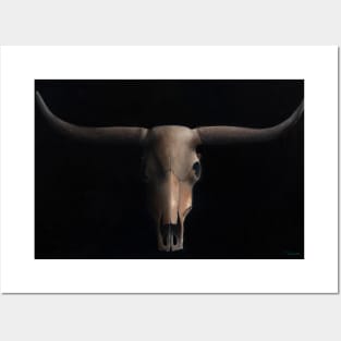 Cattle skull Posters and Art